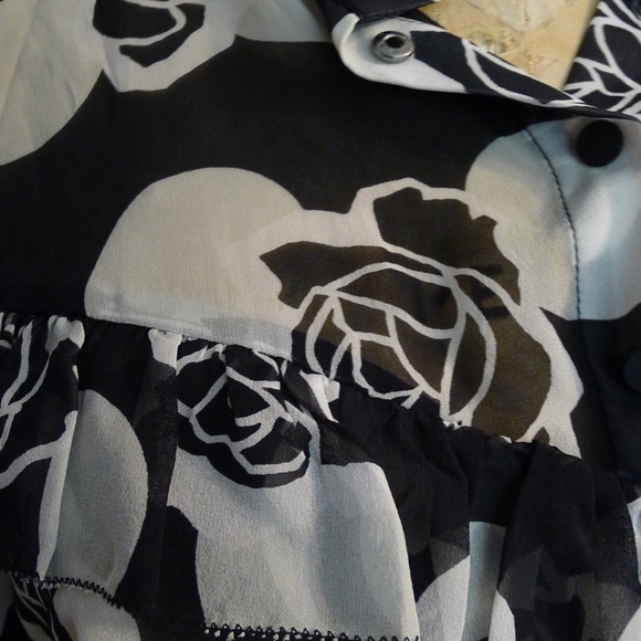 {Topshop} Unique Crawford Floralprint Dress - Sz 8 - Picture 7 of 10